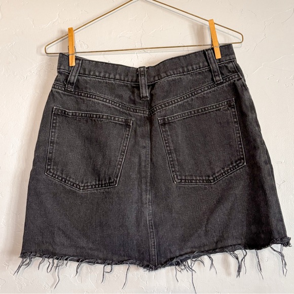 Madewell Black Denim Skirt - Picture 2 of 6
